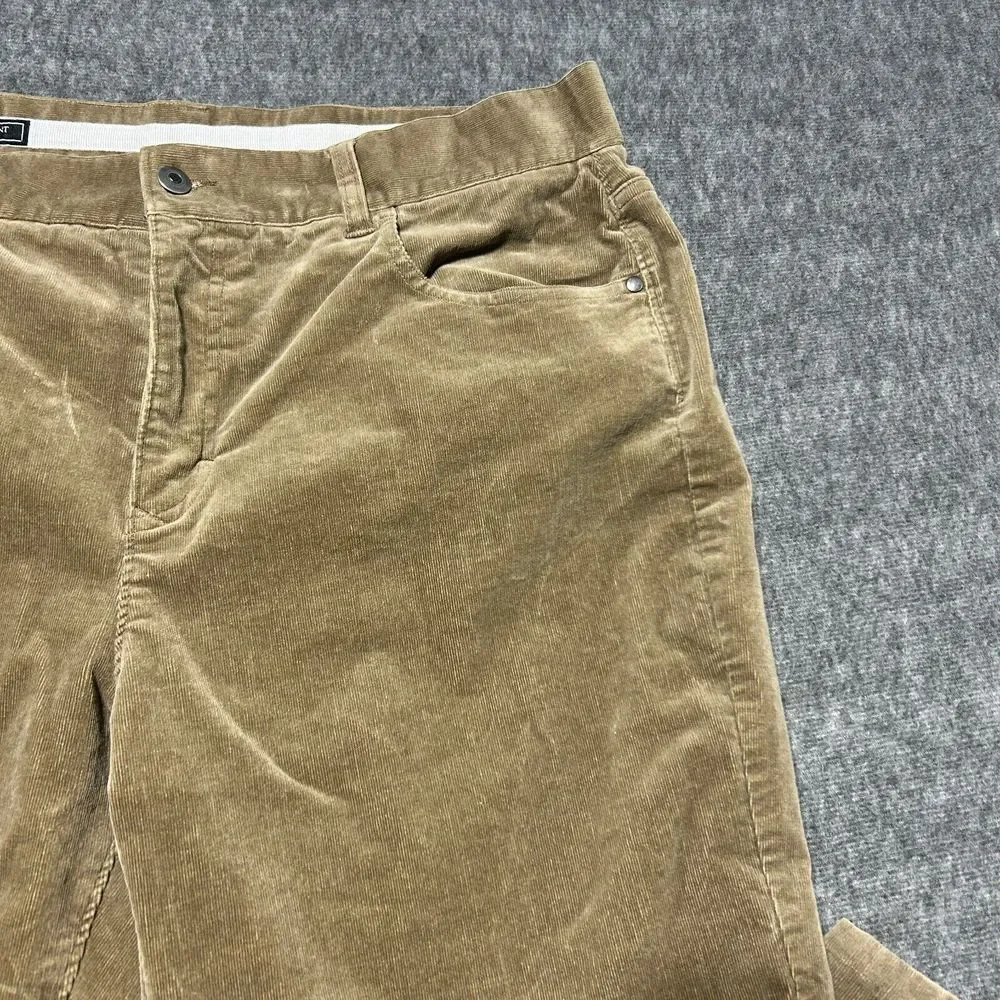 Williams & Kent Corduroy Pants‎ Mens 38 Beige Chino Straight Khaki Retro Casual